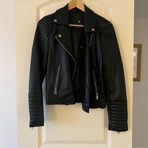 7 For All Mankind Faux Leather Jacket